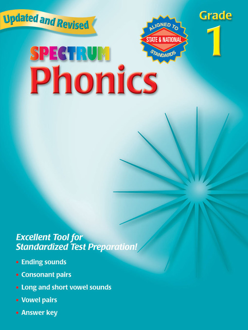 Cover image for Phonics, Grade 1